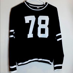 Lightweight sweatshirt in black 78 Medium